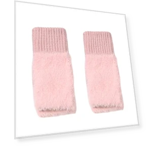 Fingerless Gloves with Fleece Lining — Cold Weather Gloves, Sugary Clothespress