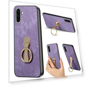 Folding Kickstand Retro Leather Back Phone Cover — Smartwatch Protectors, Smartwatch 2025