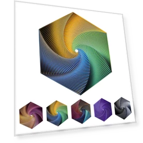 Fractal Hexagon Spinner — Stress Relievers, JOHO - CarGear