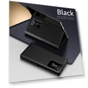 High-end Leather Case with Smart View Window — Bumpers, fashion 1