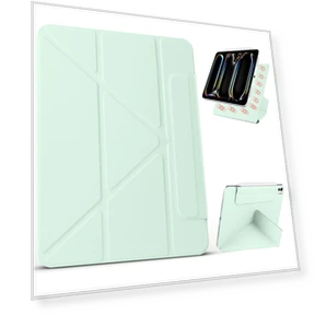 Leather Origami Magnetic Stand Case Cover — Keyboard Cases, Smartwatch 2025