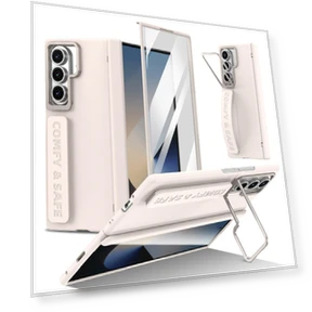 Lens Kickstand Hinge Protection Case with Screen Film — Screen Protectors, Smartwatch 2025