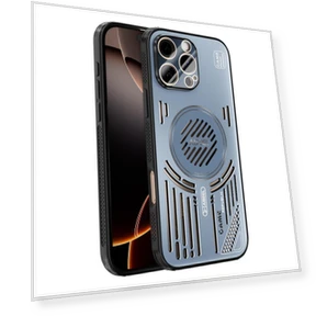 Magnetic Case Aluminium Alloy+PC+TPU Hollow Heat Dissipation Phone Cover — Phone Accessories, Smartwatch 2025