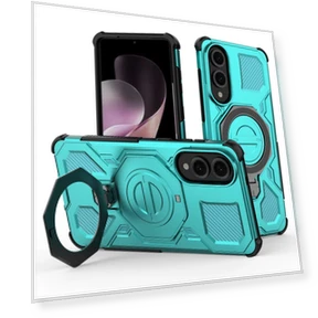 Magnetic Case with Rotating Metal Kickstand — Phone Accessories, Smartwatch 2025