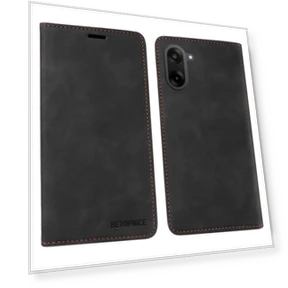 Magnetic Closure RFID Blocking Wallet Stand Leather Phone Cover — Flip Cases, Smartwatch 2025