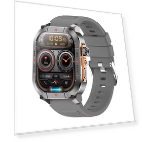 Men's Smartwatch with AMOLED Display and GPS — Smartwatches, ESTG