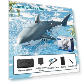 Remote Control Shark Toy with 4K HD Camera — Aquatic Vehicles, Each Insisting