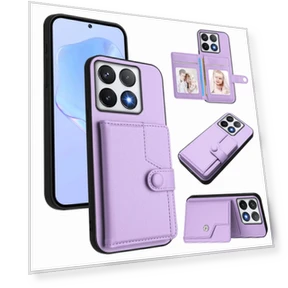 RFID Blocking Card Holder Kickstand Phone Back Cover — Back Covers, Smartwatch 2025