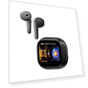 Smart Earbuds with Touchscreen — In-Ear Headphones, Rainbuvvy