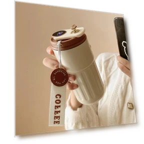 Smart Temperature Display Stainless Steel Tumbler — Beverage Warmers, the BAY