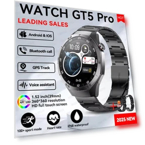 Smart Watch for Men with GPS Tracker and HD AMOLED Display — Smartwatches, PRISMA