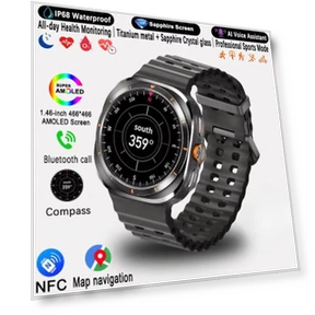 Smartwatch with GPS Tracking and AMOLED Display — Smartwatches, Carrefour