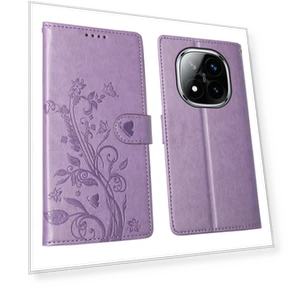 Wallet Case Butterfly Floral Imprint PU Leather Phone Cover with Wrist Strap — Phone Accessories, Smartwatch 2025