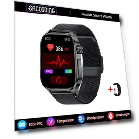 AMOLED Smart Watch with Health Monitor — Smartwatches, SACOSDING