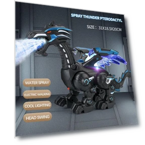 Electric Spray Disinfecting Dinosaur Robot Toy — Infant & Early Childhood Playthings, juhe