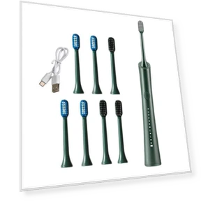 Electric Toothbrush with 5 Brush Heads — Electric Toothbrush Heads, Refreshing Home