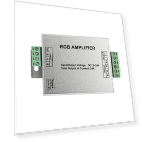 RGB Amplifier LED Dimmer Controller — LED Strips, JadeBamboo Chargers Warehouse