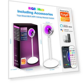 RGB Sunset Projection Lamp with Remote Control — Outdoor Light Projectors, ZIDLI