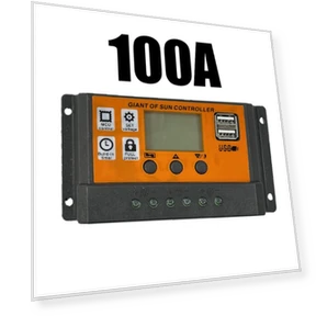 Solar Charge Controller with Dual USB Ports — Chargers, N-Car Decoration Products