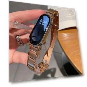 Stainless Steel and Gold Strap — Fitness Bands, Agood