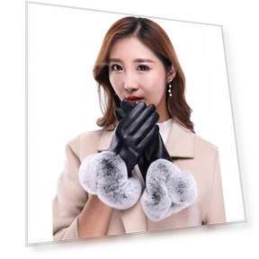 Winter Touchscreen Leather Gloves — Gloves, AI Supermarket