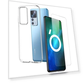 2-in-1 Shockproof Protective Back Cover with Ultra-Clear Tempered Glass Screen Protector — Screen Protectors, Smartwatch 2025