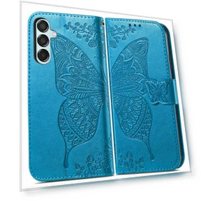 Butterfly Pattern PU Leather Hand Strap Wallet Purse Phone Cover — Phone Accessories, Smartwatch 2025