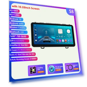 Car Multimedia Player with GPS and Touchscreen — In-Dash, Hizpo