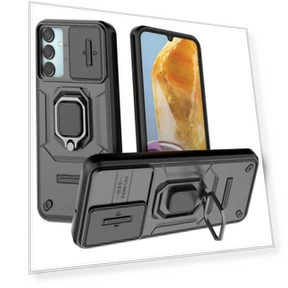 Case with Slide Camera Cover Ring Kickstand — Screen Protectors, Smartwatch 2025