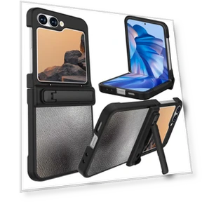 Flip Stand Case with Litchi Texture — Screen Protectors, Smartwatch 2025