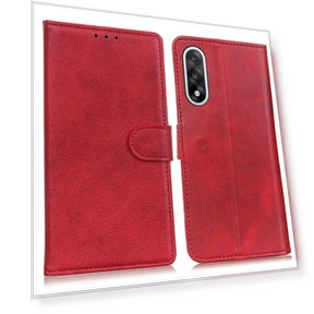 Cowhide Texture Leather Wallet Stand Phone Cover — Phone Accessories, Smartwatch 2025