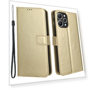 Crazy Horse Texture PU Leather Folio Flip Stand Wallet Cover — Flip Cases, Smartwatch 2025