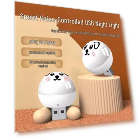Creative Smart Portable Night Light with Voice Control and Cute Dog Design — Study & Desk Lighting, The Best Experience