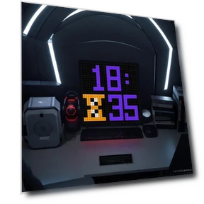 Large Digital Wall Clock — Clocks, Daily necessities-V