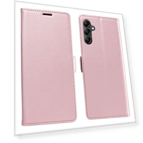 Leather Phone Wallet Cover with Side Magnetic Clasp — Flip Cases, Smartwatch 2025