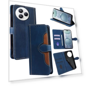Leather Wallet Phone Cover with Magnetic Clasp — Basic Cases, Smartwatch 2025