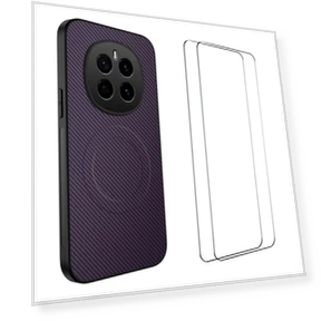 Magnetic Case with Carbon Fiber Texture — Basic Cases, WANLONFENG