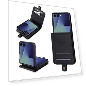 Magnetic Closure PU Leather Mobile Case — Flip Cases, Smartwatch 2025