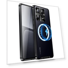 Magnetic Phone Case with Metal Edge and TPU Back — Screen Protectors, Smartwatch 2025
