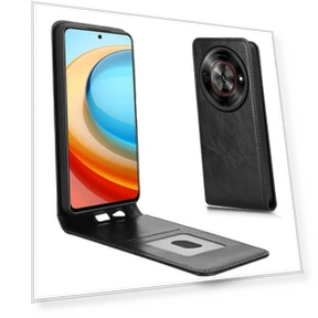 Magnetic Vertical Flip Leather Phone Case with Card Slot — Flip Cases, Smartwatch 2025