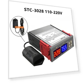 Professional Smart Controller Thermometer Hygrometer Dual Digital Thermostat Temperature Humidity Controller — Bases, AE Selection