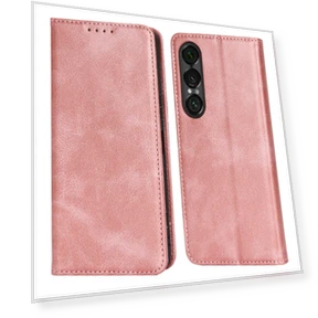 PU Leather Calf Textured Magnetic Closing Smart Phone Cover — Basic Cases, Choices Samsung Cases