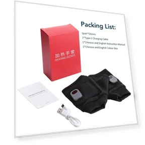 Rechargeable Unisex Electric Winter Gloves for Outdoors — , BC Pet Supplies