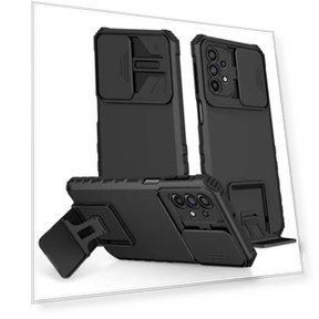 Slide Camera Lid Phone Case with Kickstand — Phone Accessories, Smartwatch 2025