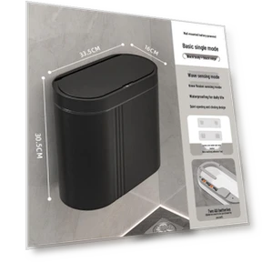 Smart Automatic Wall-Mounted Trash Can — Kitchen Cans, Value Vault