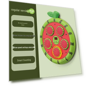 Smart Bluetooth Boxing Wall Trainer with Fruit Theme for Kids — Interactive Learning Devices, Super Go