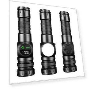 Smart Digital Display Flashlight — Flashlights, DONOTTAG