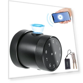 Smart Door Lock Handle — Card Readers, TOMTOP JMS