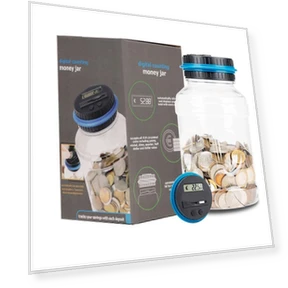 Smart Electronic Coin Counting Piggy Bank — Savings & Piggy Banks, WoW Area