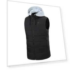 Smart Heating Vest with Detachable Hat — Vests, Premium jacket